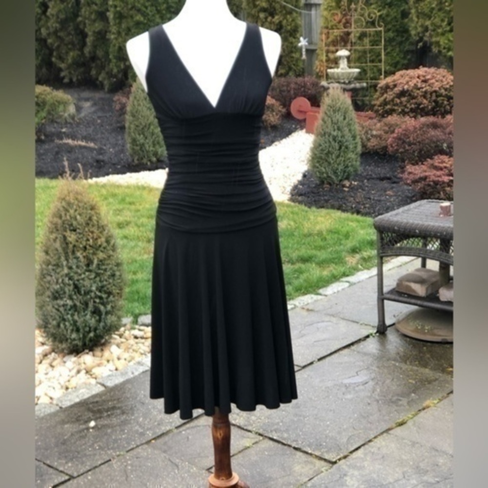 Black cocktail dress